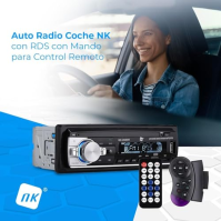 Autorádio NK Pack - 1 DIN - 4 x 40 W s montážním příslušenstvím kompatibilním s Ford/Mazda - Bluetooth 5.0, duální rychlé nabíje